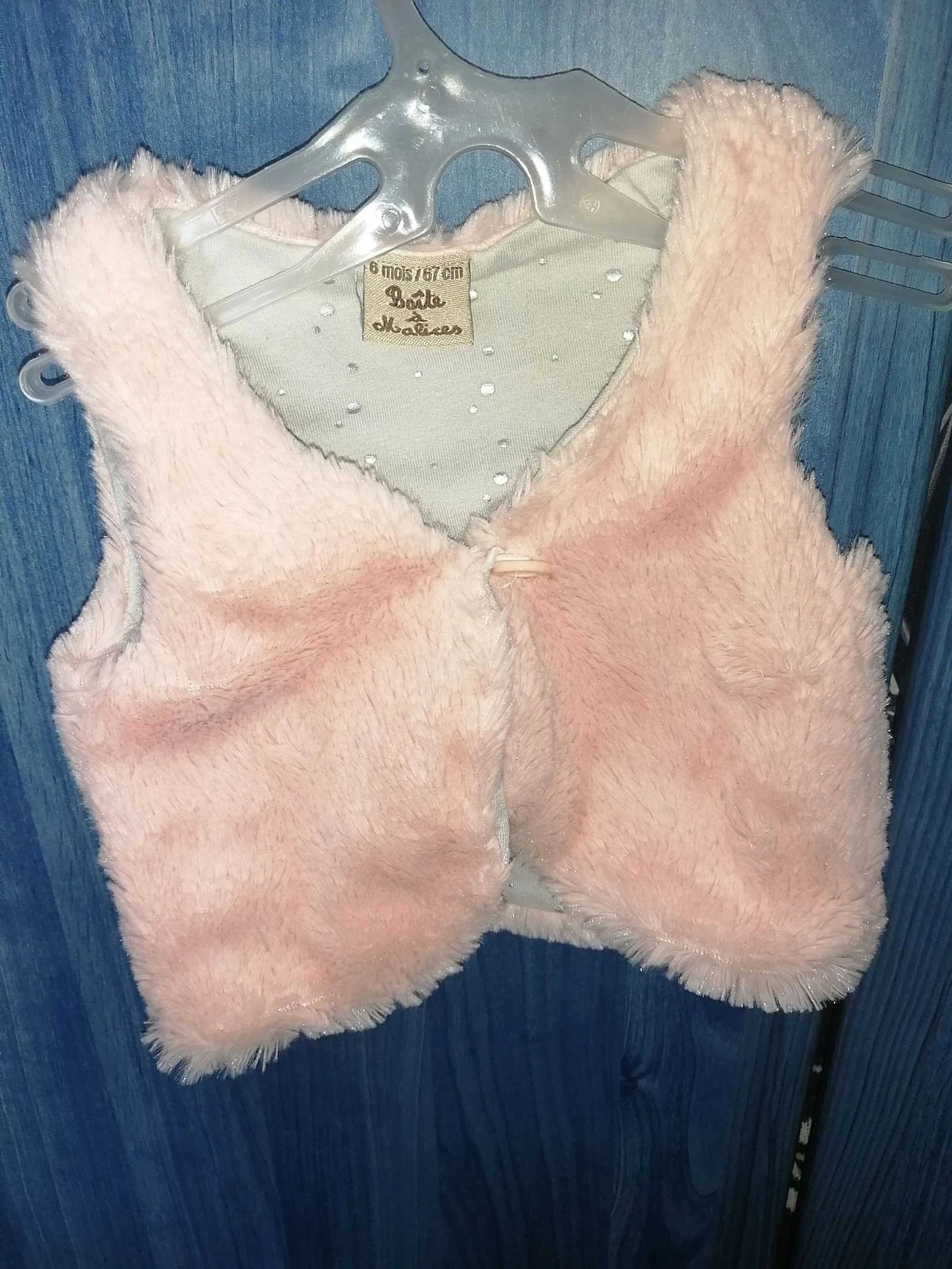 Colete sem mangas 6 meses menina – photo 2
